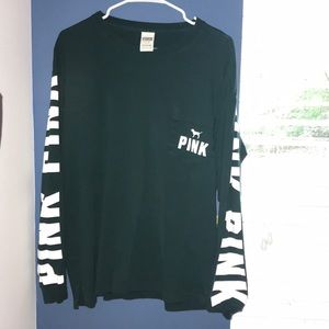 Pink brand shirt